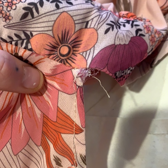 Open Back Ruffle Flamingo Gown - Picture 7 of 7